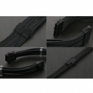 Sleeved Power Cable Set(PCI-E 8P) Black